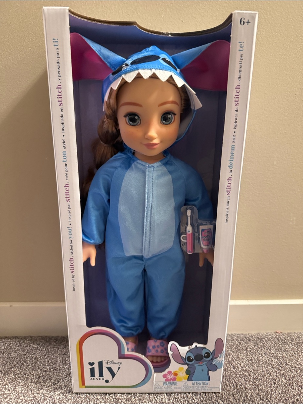 Disney ily 4ver 18” stitch inspired doll - Brand New